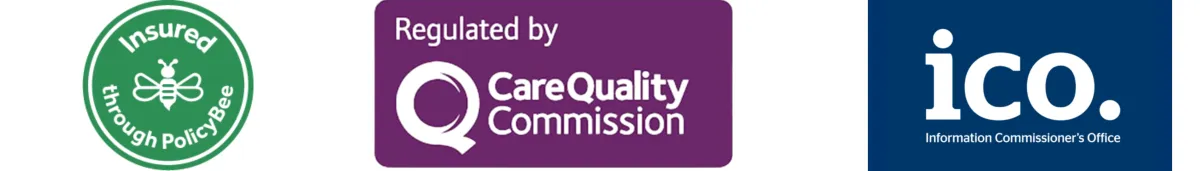 Insured through PolicyBee, Regulated by the Care Quality Commission, registered with the Information Commissioner's Office